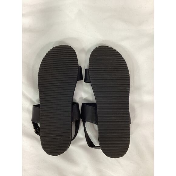 Nisolo 'Go-to' Flatform Black Leather Sandal 2.0 Size 8.5 - Picture 5 of 5